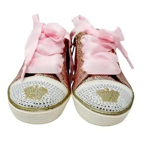 Börn toddler glitter sneakers girls toddler 6